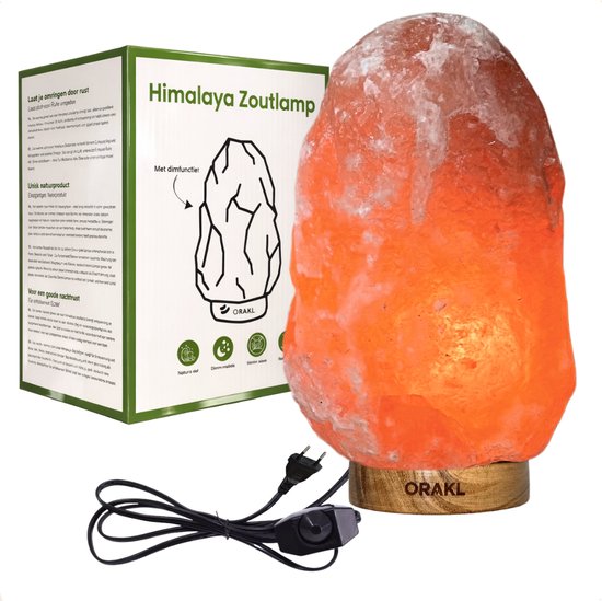 Orakl® Dimbare Himalaya Zoutlamp (4-6 kg)