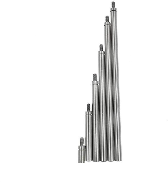 Meetpen Verlengstangen - Meetklok Staven - Precisie Meten - M2.5 Draad - 4.5mm Diameter — afbeelding 2
