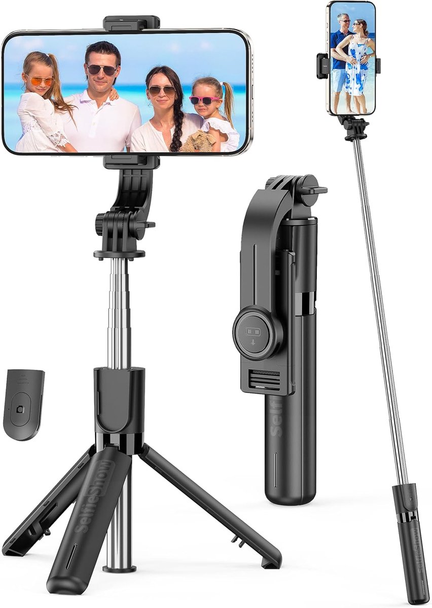 Selfiestick – Selfie Statief – Telefoon Tripod - stabiele opname