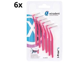 Miradent Interdentale Ragers I-Prox L 0,4 mm Roze 6x 6 stuks