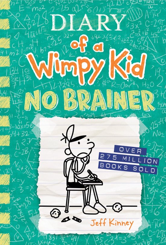 Diary of a Wimpy Kid- No Brainer (Diary of a Wimpy Kid Book  ... - cover