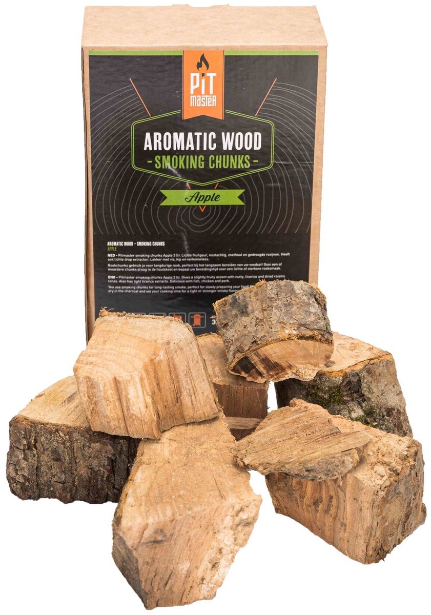 Pitmaster Smoking Chunks – Rookhout Aromatic Wood 1,2 kg