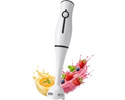 Staafmixer RVS – Krachtige Handmixer voor Soepen, Smoothies en Sauzen – Lichtgewicht met Duurzaam RVS Mes