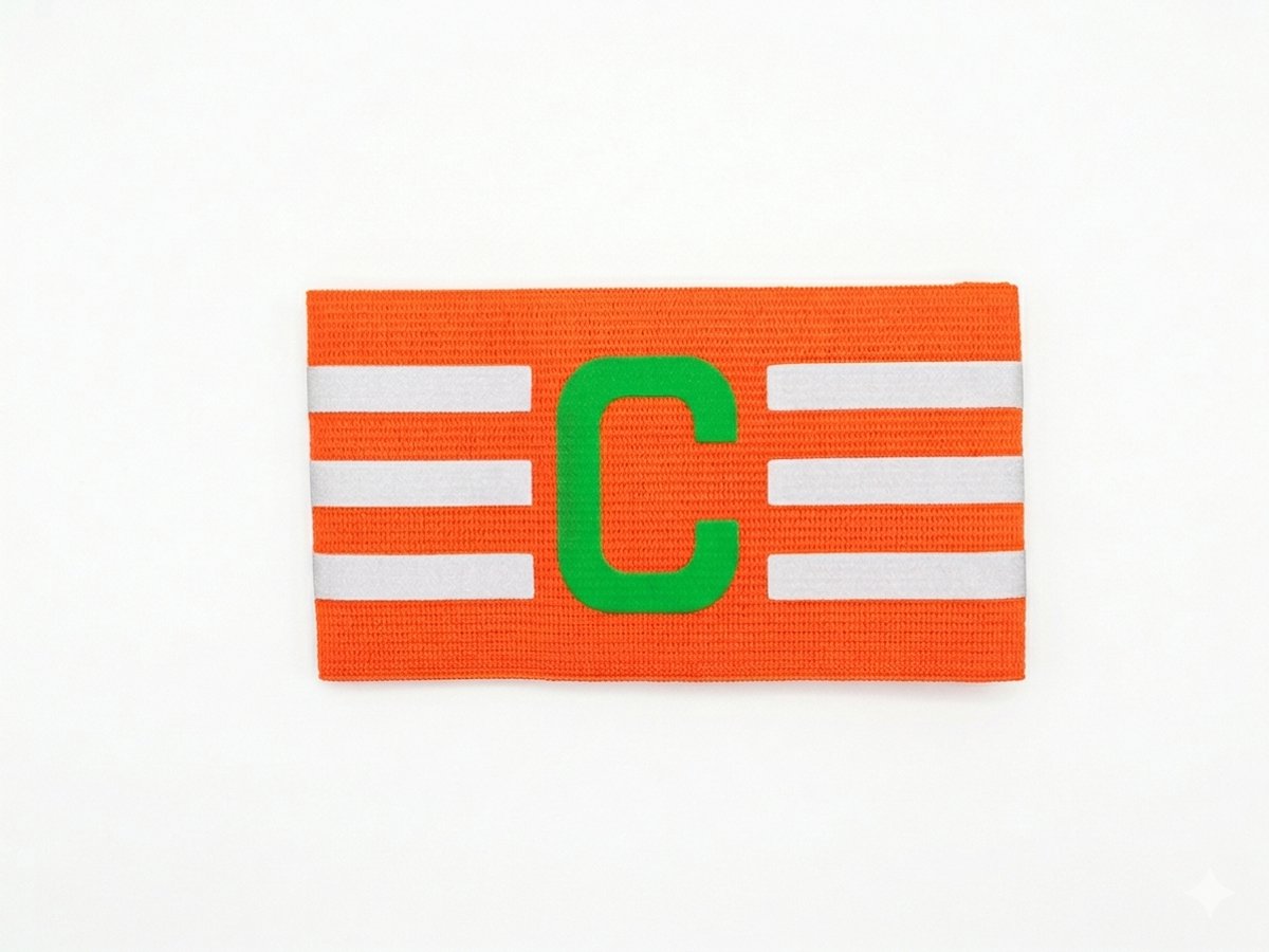 Quality Trade - Aanvoerdersband - Elastisch - Verstelbaar met klittenband - Junior en Volwassenen - Meerdere kleuren - Sport - Voetbal - Hockey - Unisex
