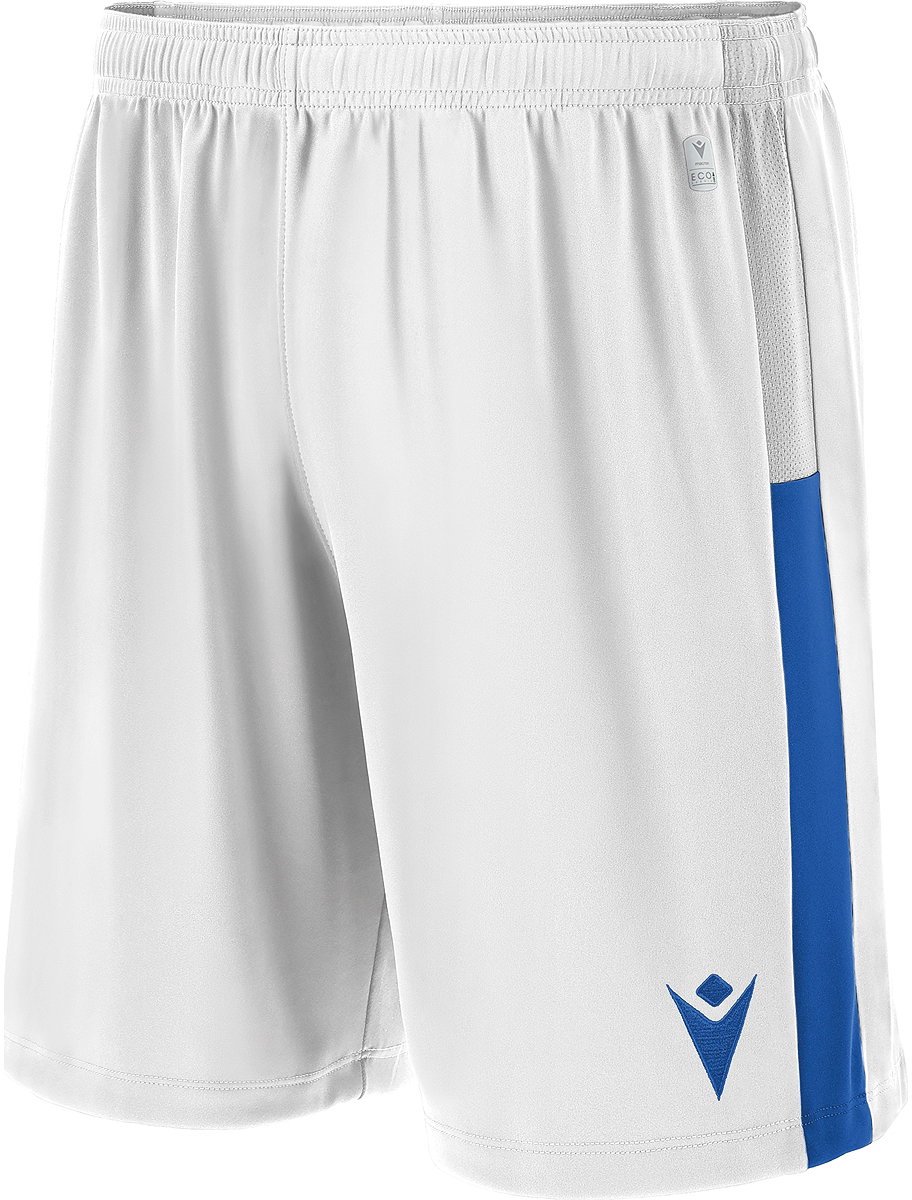 Macron Skara Short Kinderen - Wit / Royal | Maat: 128