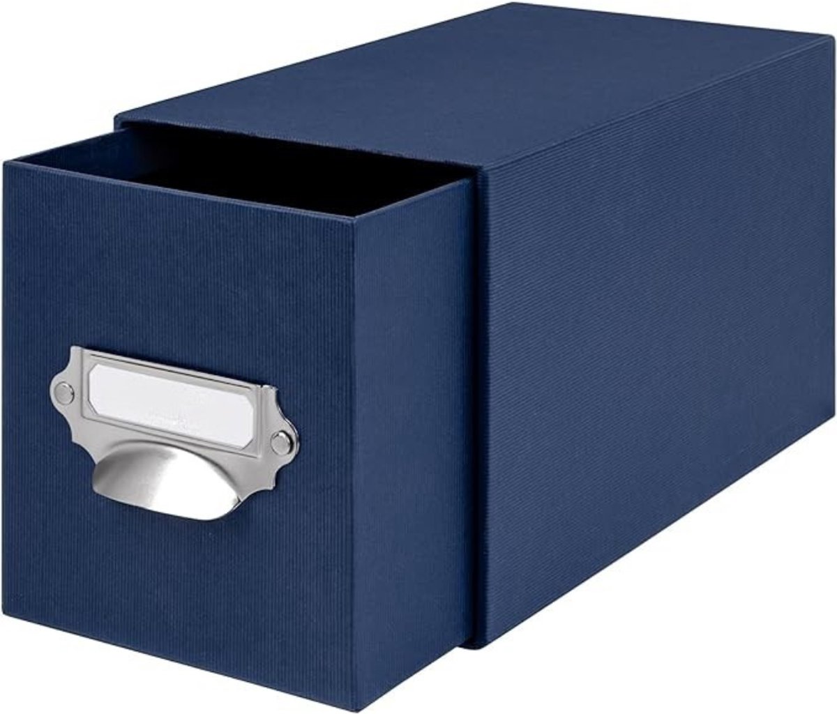 SAVI® Cd Opbergdoos - Cd Opbergsysteem - Cd Koffer - Marineblauw - 27cm x 15cm x 16cm