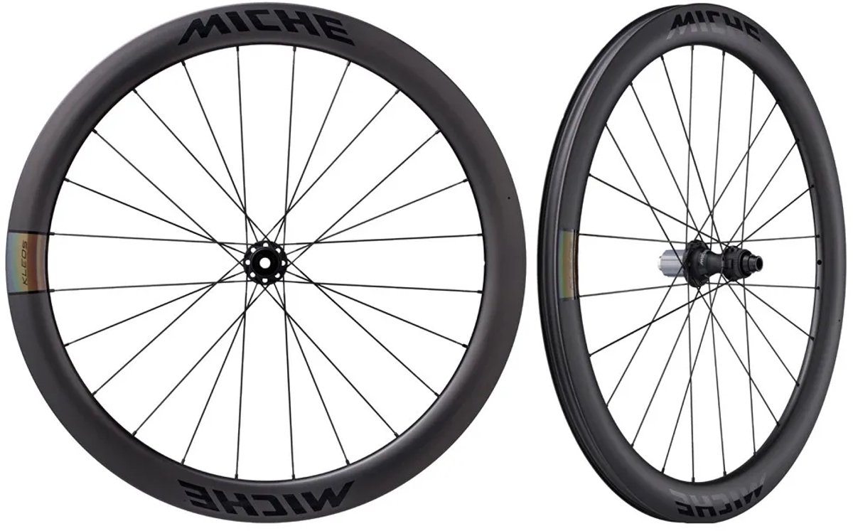 Miche Kleos 50 Cl Disc Clincher Racefiets Wielset Zilver 12 x 100/12 x 142 mm / Shimano/Sram HG