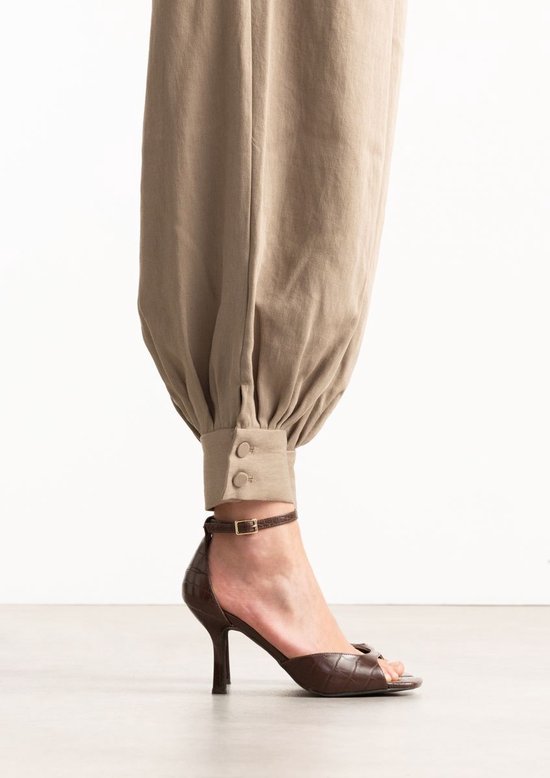Sacha - Dames - Bruine sandalen met hak - Maat 38