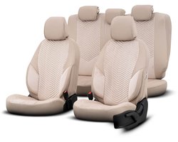 Autostoelhoezenset Advanced beige (complete set)