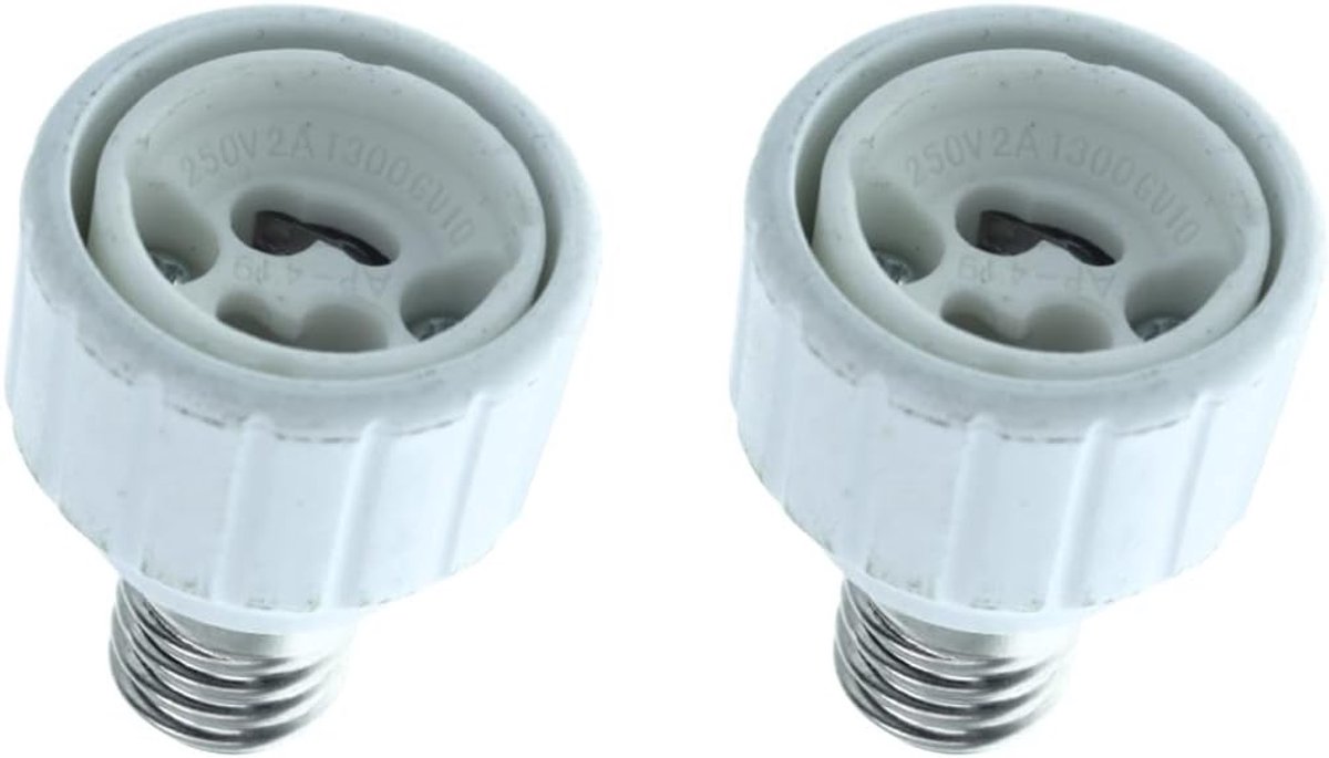 Adapter Lampvoet - Converter Fitting - Lampen Aanpassen - E17 naar GU10 - 4x4x2 cm