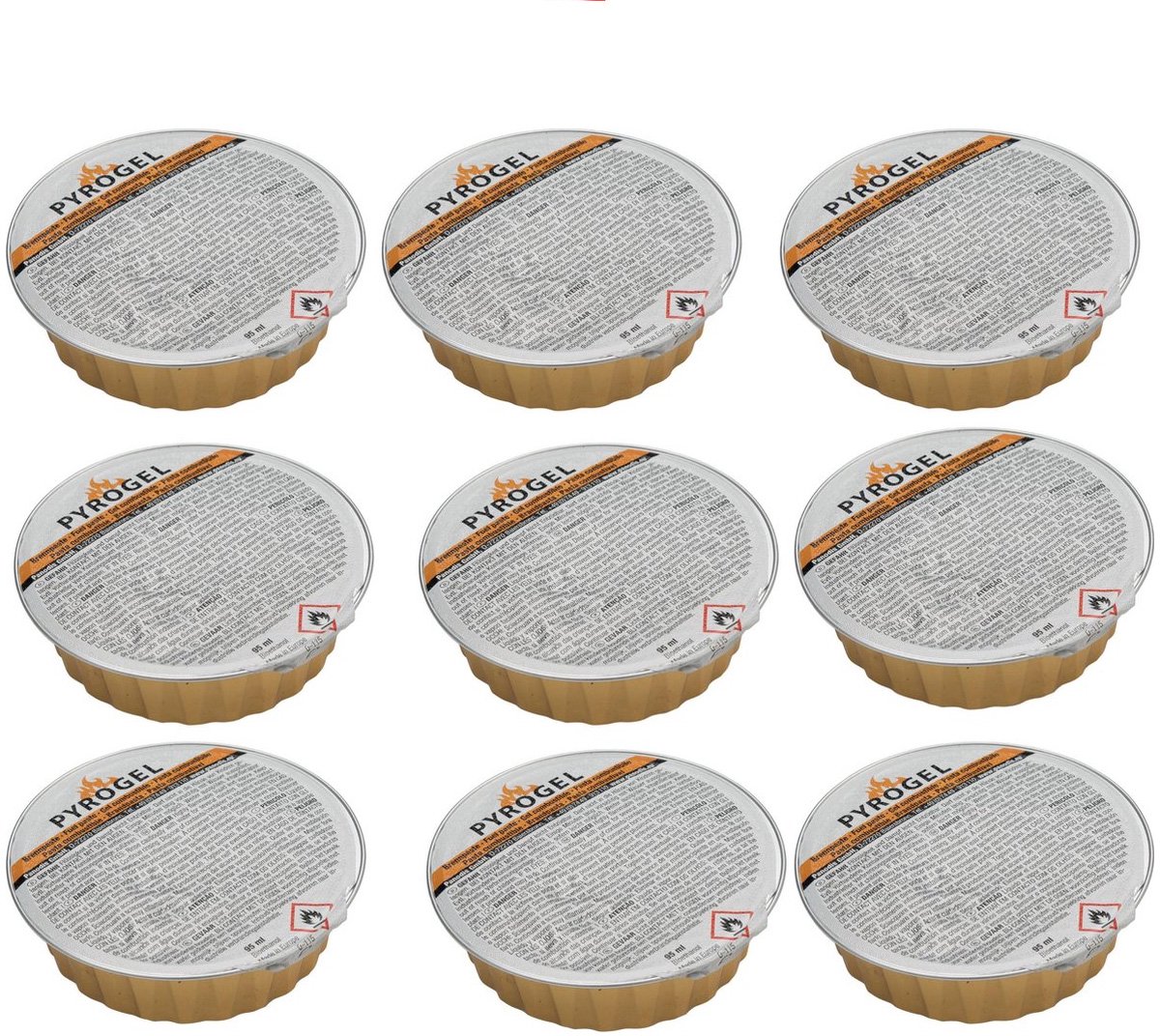 Pyrogel brandpasta voor fondue - set 9 Stuks - 9x95ml