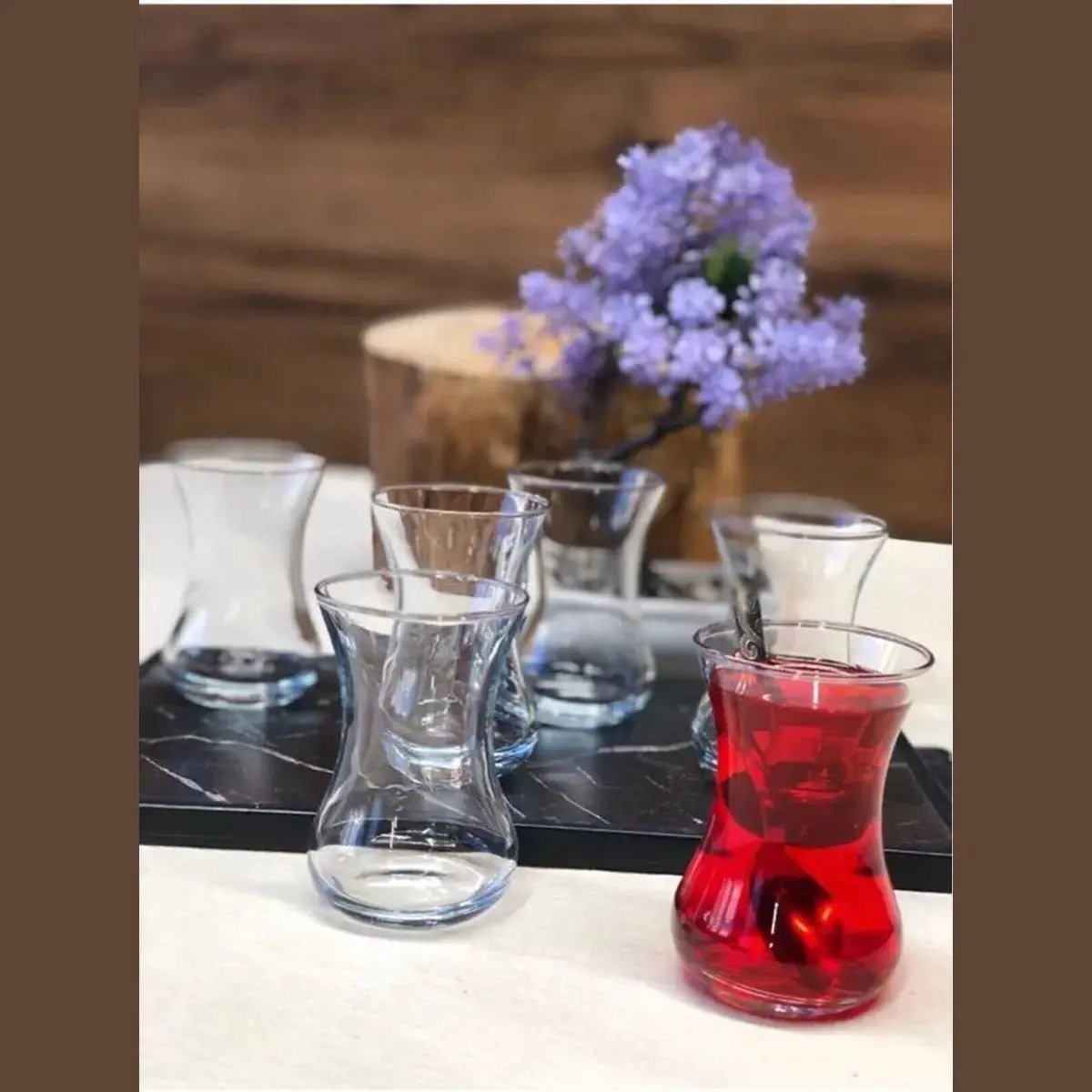 LAV - theekopjes set - Demet LV-DMT303 - 135 ml - glas - set van 6