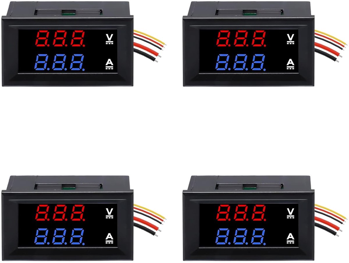 Digitale Voltmeter en Ampèremeter voor DC Spanning en Stroom