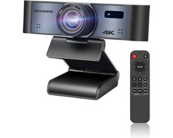 Webcam 4K Ultra HD met AI Tracking en Auto Framing - USB 3.0 voor Laptop en Conferenties