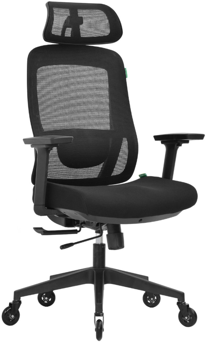 OfficeSense OS250 Ergonomische Bureaustoel – 3D Armleuningen – Mesh Rug – Bureaustoelen voor volwassenen - Verstelbare Hoofdsteun – Office Chair