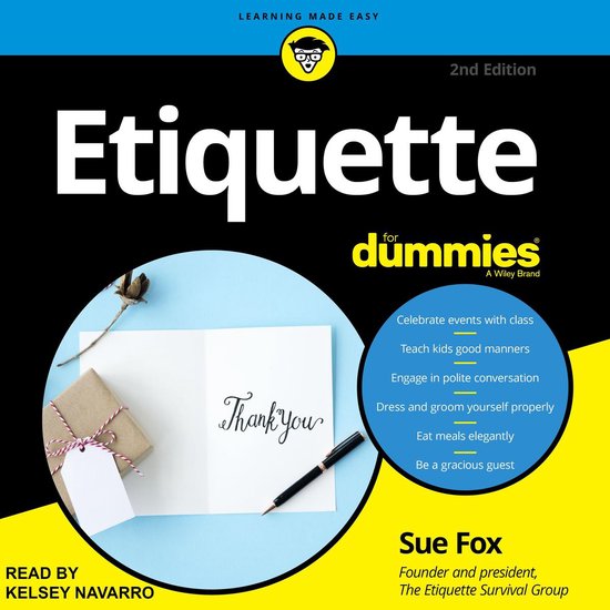 Etiquette For Dummies - cover