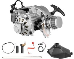 Mini Motor Kit - 49CC 2-Takt Motor - Pocket Bike Modificatie - Ergonomische Trekstarter - 29x22.6x14cm