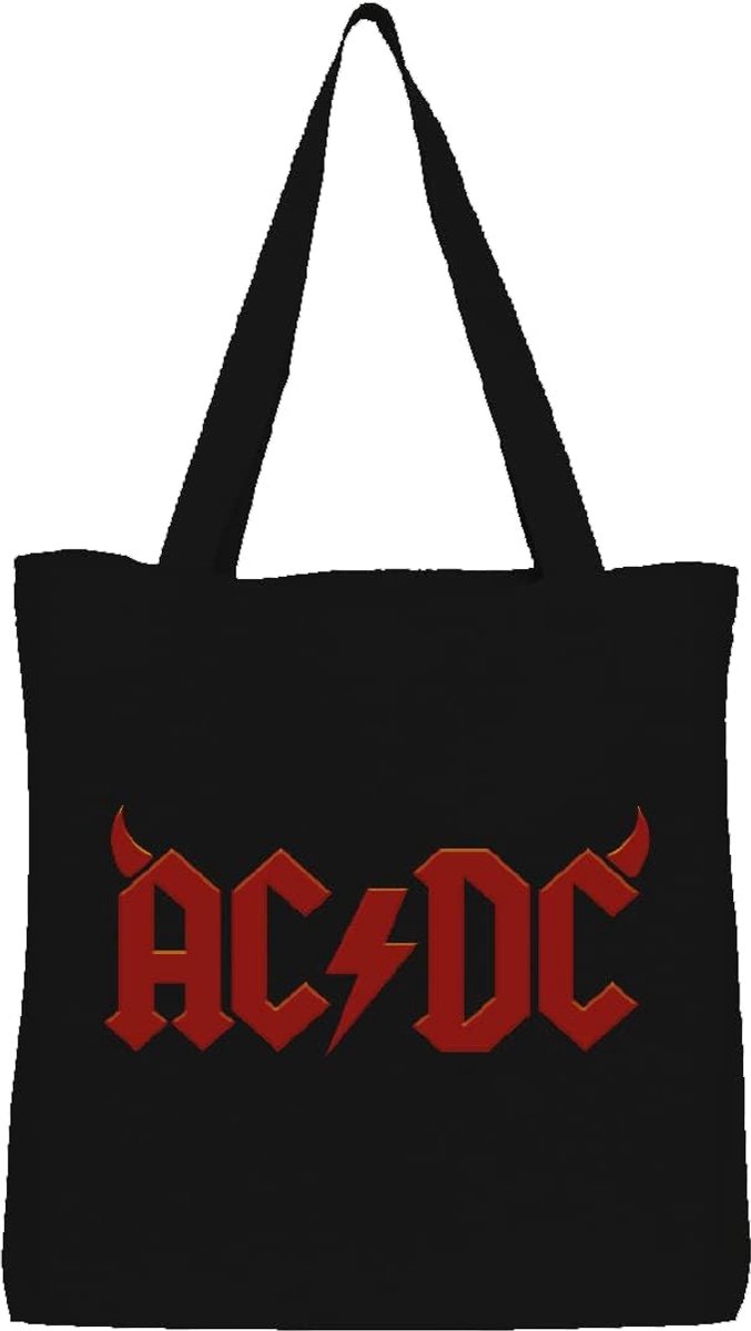 Stevige Zwarte Tote Bag 38x40 cm