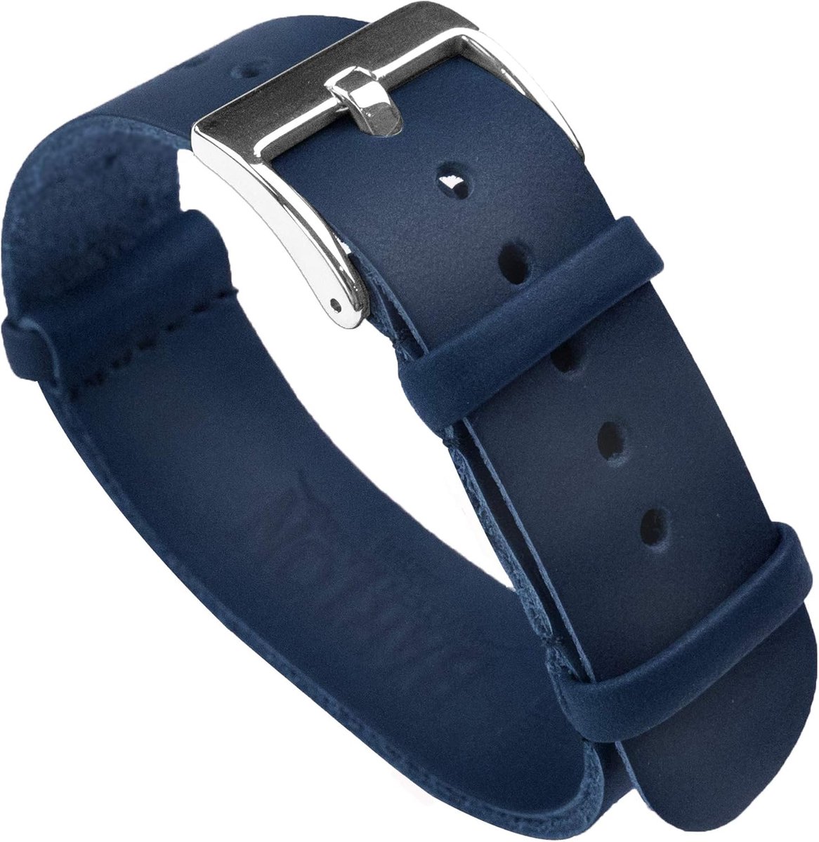 Leren Horlogeband - NATO Stijl Band - Dagelijks Gebruik - Top Grain Leer - 18-24mm Breed