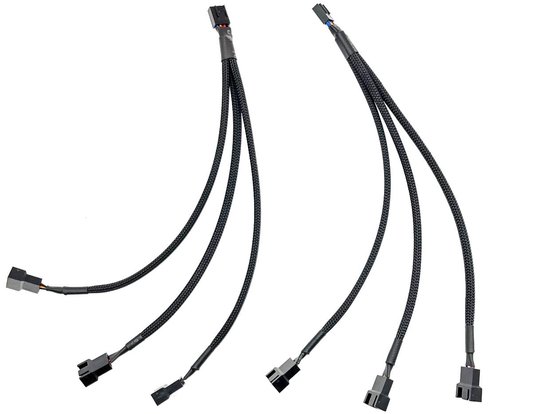 Ventilator Splitter Kabel 1 naar 3 PWM PC Fan Power Extension voor Moederbord en Behuizing