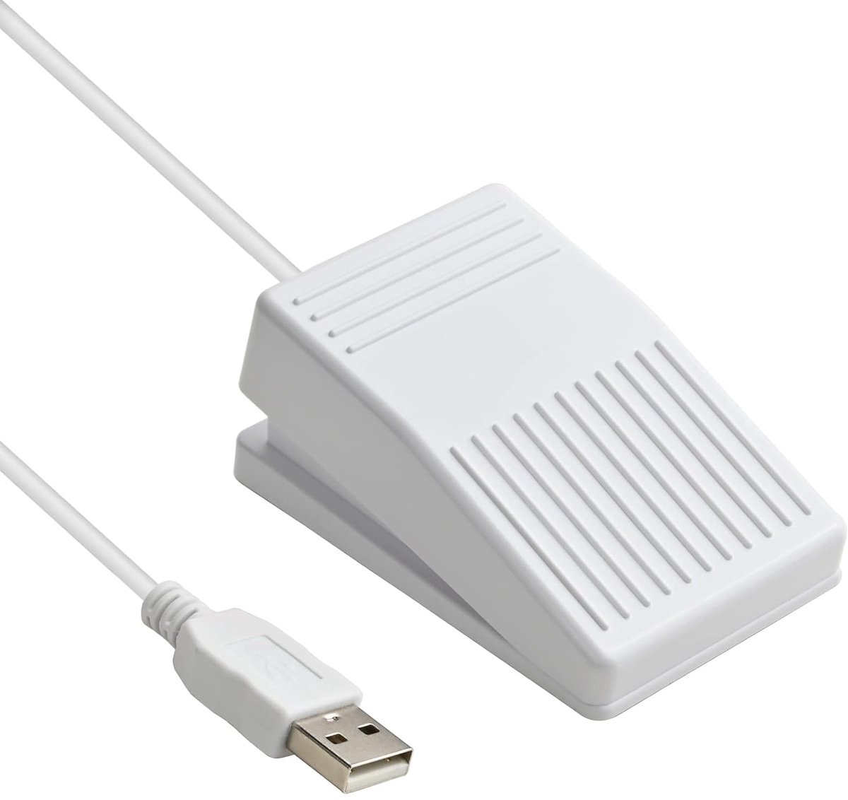 Programmeerbaar USB Voetpedaal voor PC Gaming en Workflow - Stille Optische Schakelaar