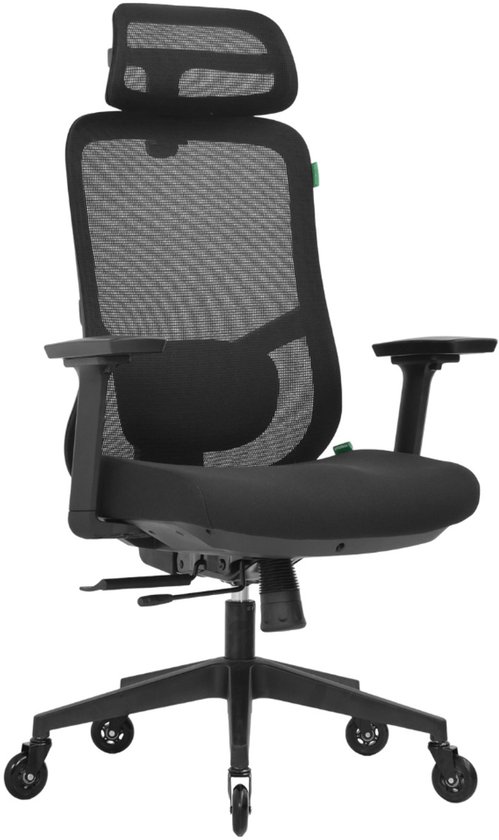 OfficeSense OS230 Ergonomische Bureaustoel – Verstelbare Rugleuning – 3D Armleuningen – Office Chair – Bureaustoel voor volwassenen