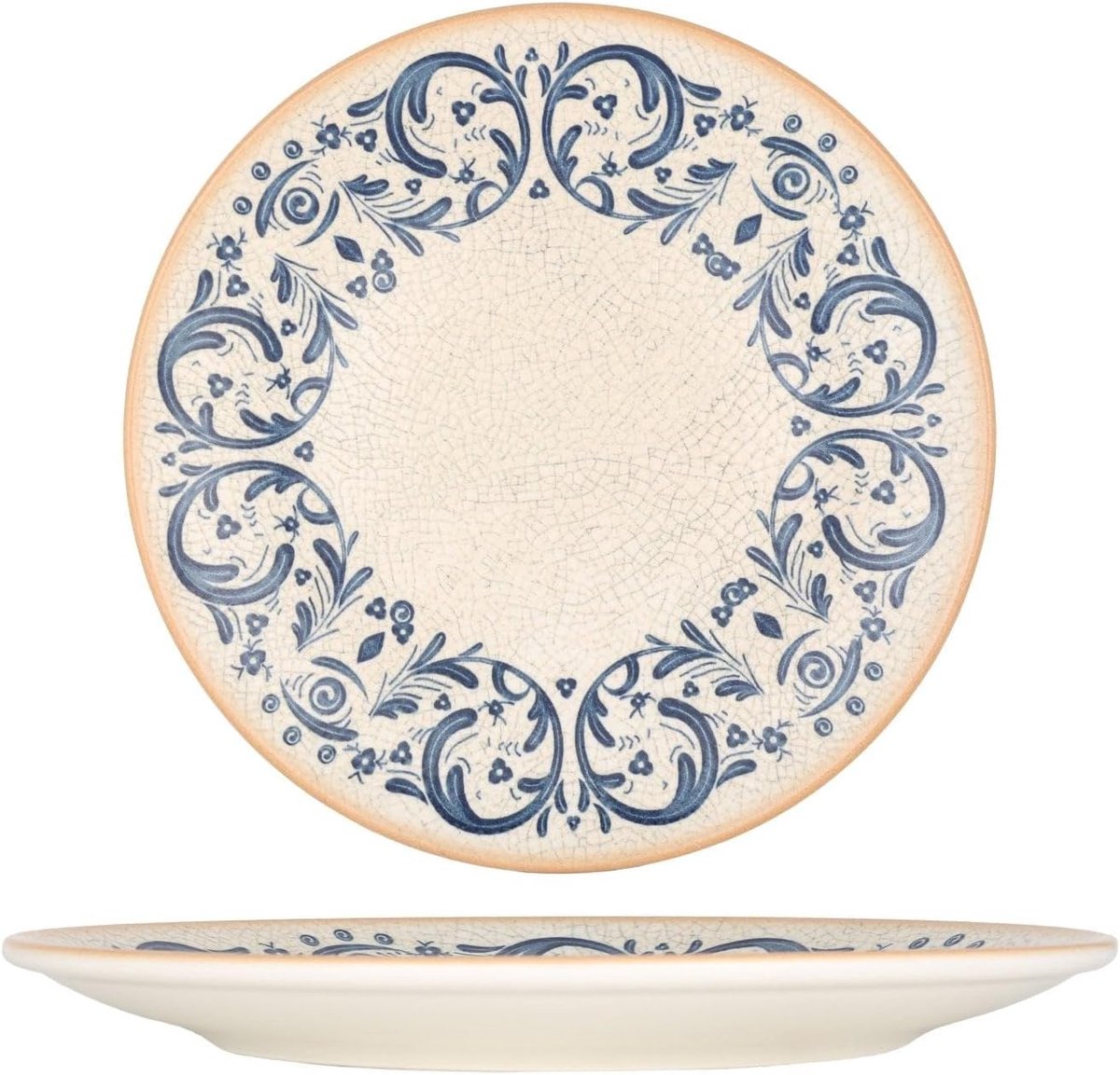 Dinerborden Porselein 27 cm - Set van 6 - Oven- en Vaatwasmachinebestendig
