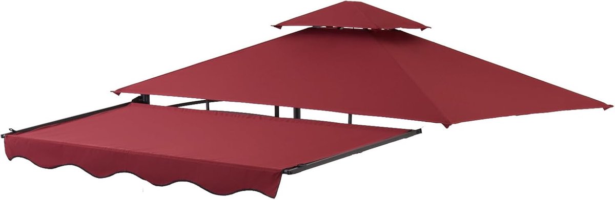 Reservehoes voor Grillpaviljoen Luifeltop Dubbellaags Bordeaux