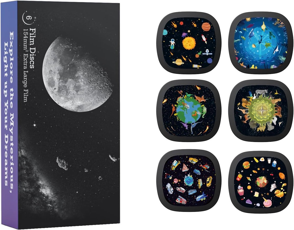 5K Ultra HD Sterrenbeeld Projector Schijven Set - 6 Verschillende Thema's voor Thuis Planetarium