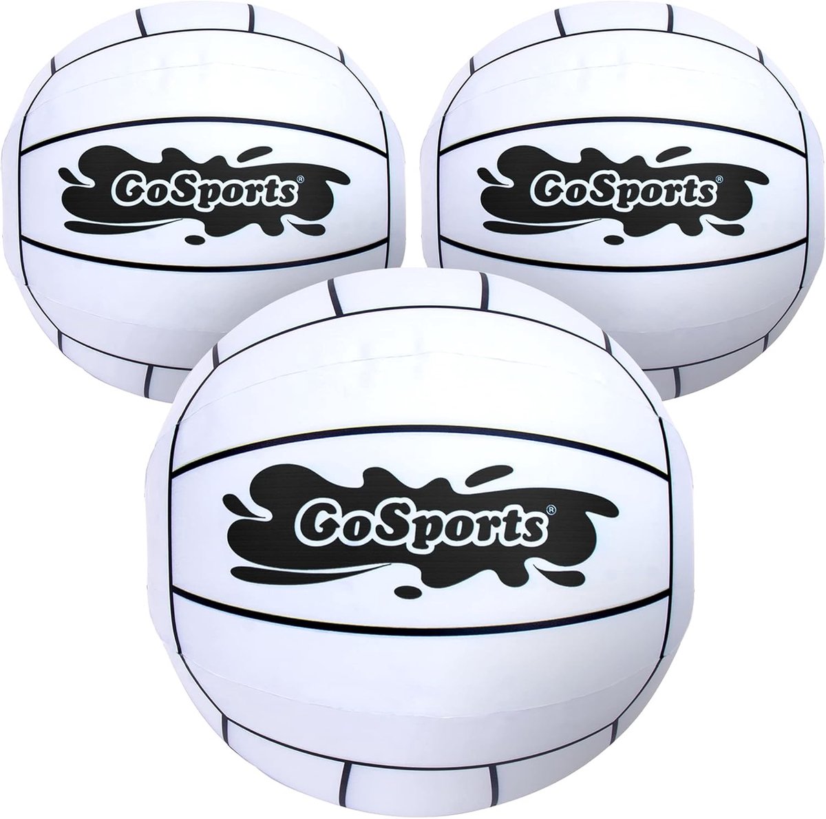 Opblaasbare Volleybal XL (30cm) - Set van 3 - Perfect voor Zwembadplezier