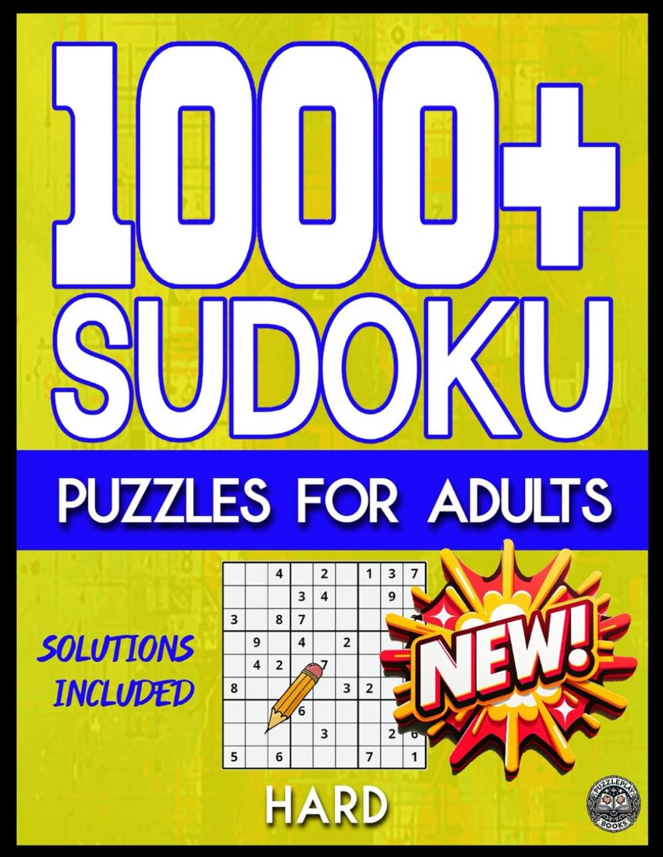 Sudoku Puzzelboek - Hersenkrakers voor Volwassenen - Mentale Uitdaging - Meer dan 1000 Puzzels - A4 Formaat