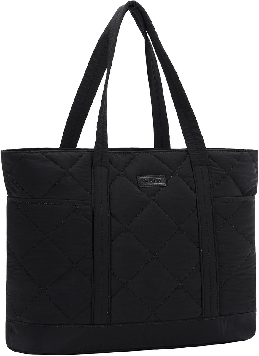 Grote Dames Tote Bag Werktas Lichtgewicht met 15.6 Inch Laptopvak voor Kantoor en Reizen
