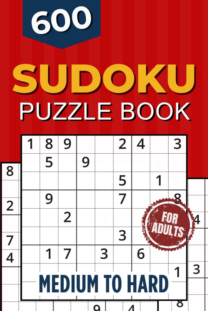 Sudoku Puzzelboek - Logische Puzzels - Hersentraining - 600 Uitdagende Puzzels - 15x23 cm