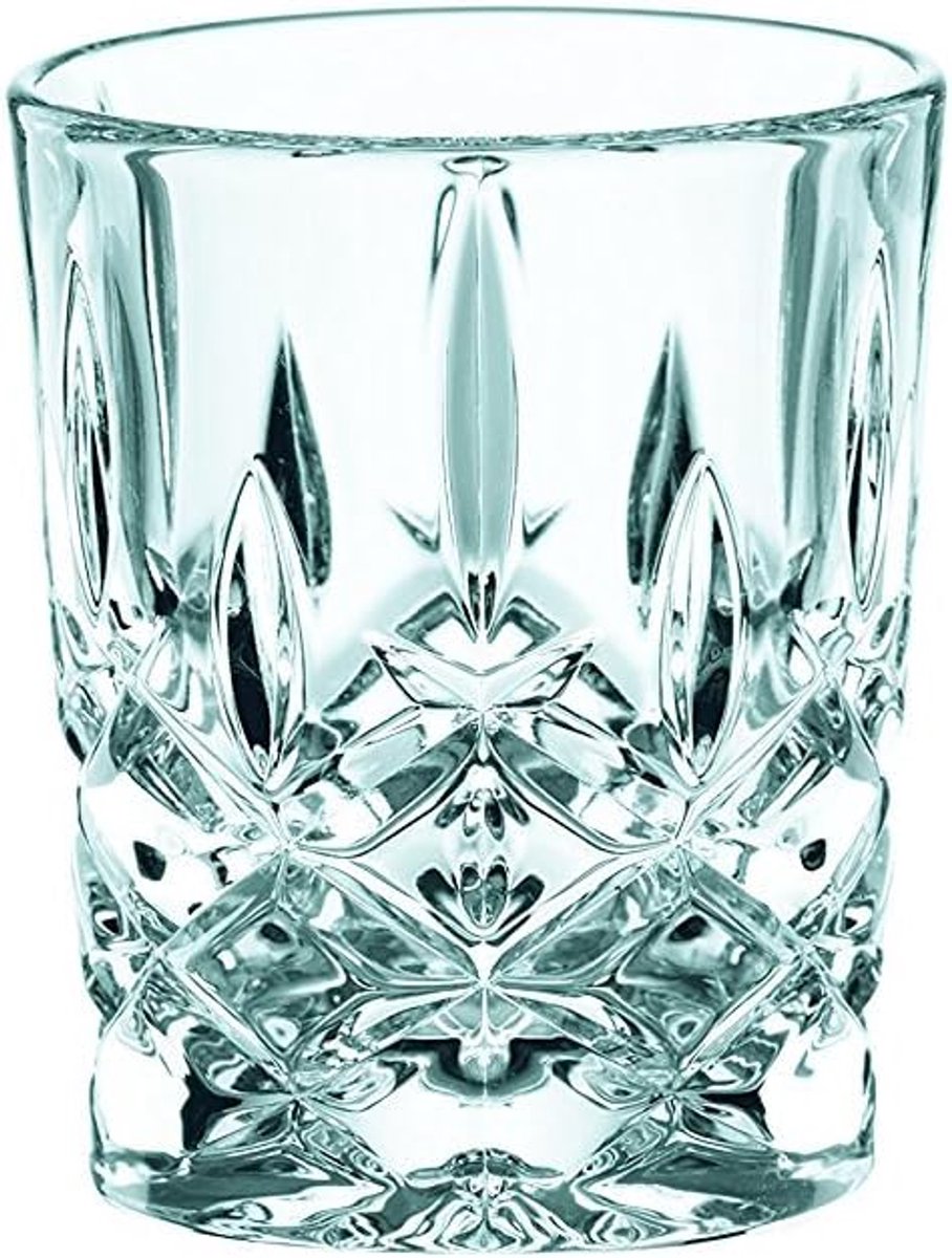 Set van 8 Kristallen Drankglazen 55 ml Geslepen Dopsglas