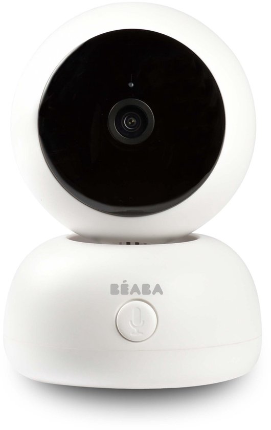 Béaba Zen Premium - Babyfoon met Video - 360° Draaibare Camera - Full HD - Infrarood Nachtzicht - Bediening via App en Ouderunit - Wit