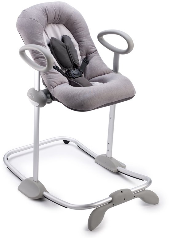 Béaba Up & Down Wipstoel - Schommelstoel - Babyschommel - In hoogte verstelbaar - Grijs