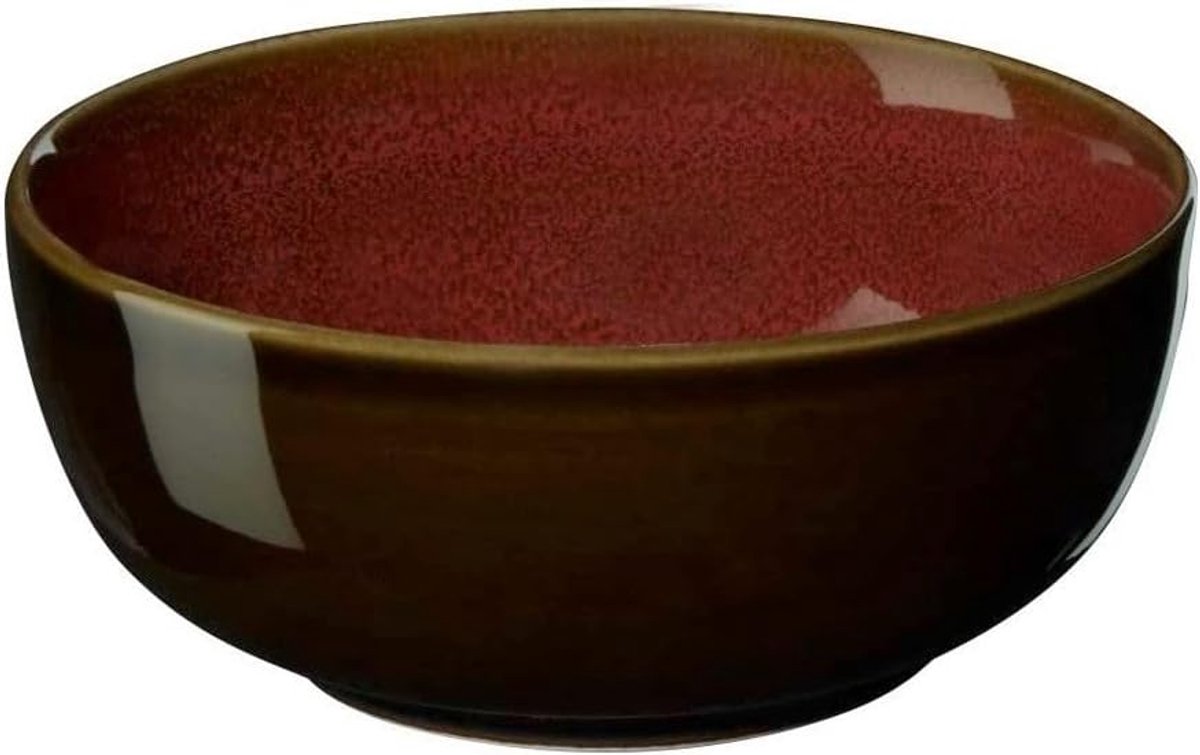 Porseleinen Kom - Muesli Kom - Ontbijt Serveren - Vaatwasserbestendig - 13 cm Diameter - Bruin