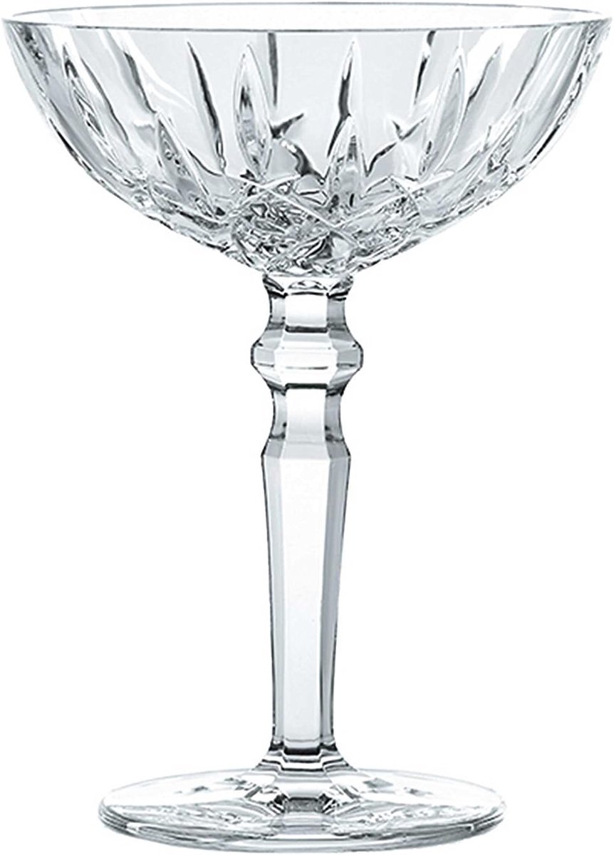 Set van 4 Elegante Cocktailglazen voor Martini en Aperitieven