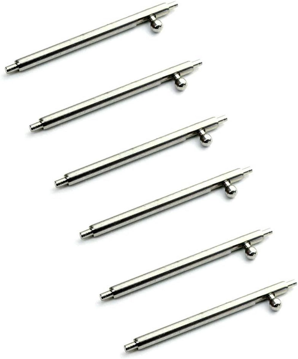 Veerpennen Horlogeband - Snelspan Pinnen - Horloge Reparatie - Roestvrij Staal - 24 mm - Zilver