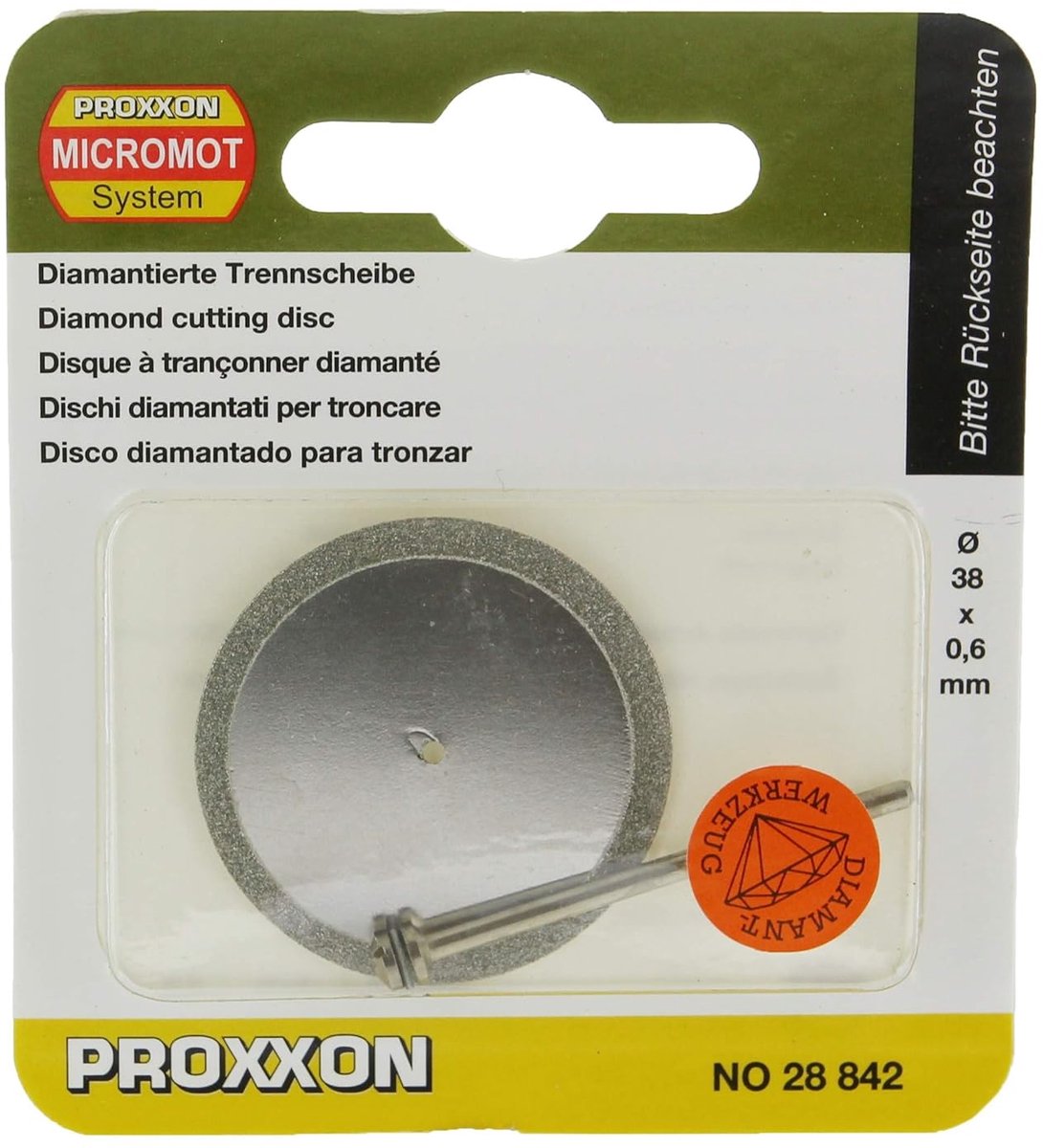 Diamantzaagblad - Precisie Snijblad - Materiaal Bewerken - Dunne Snede - 38mm Diameter