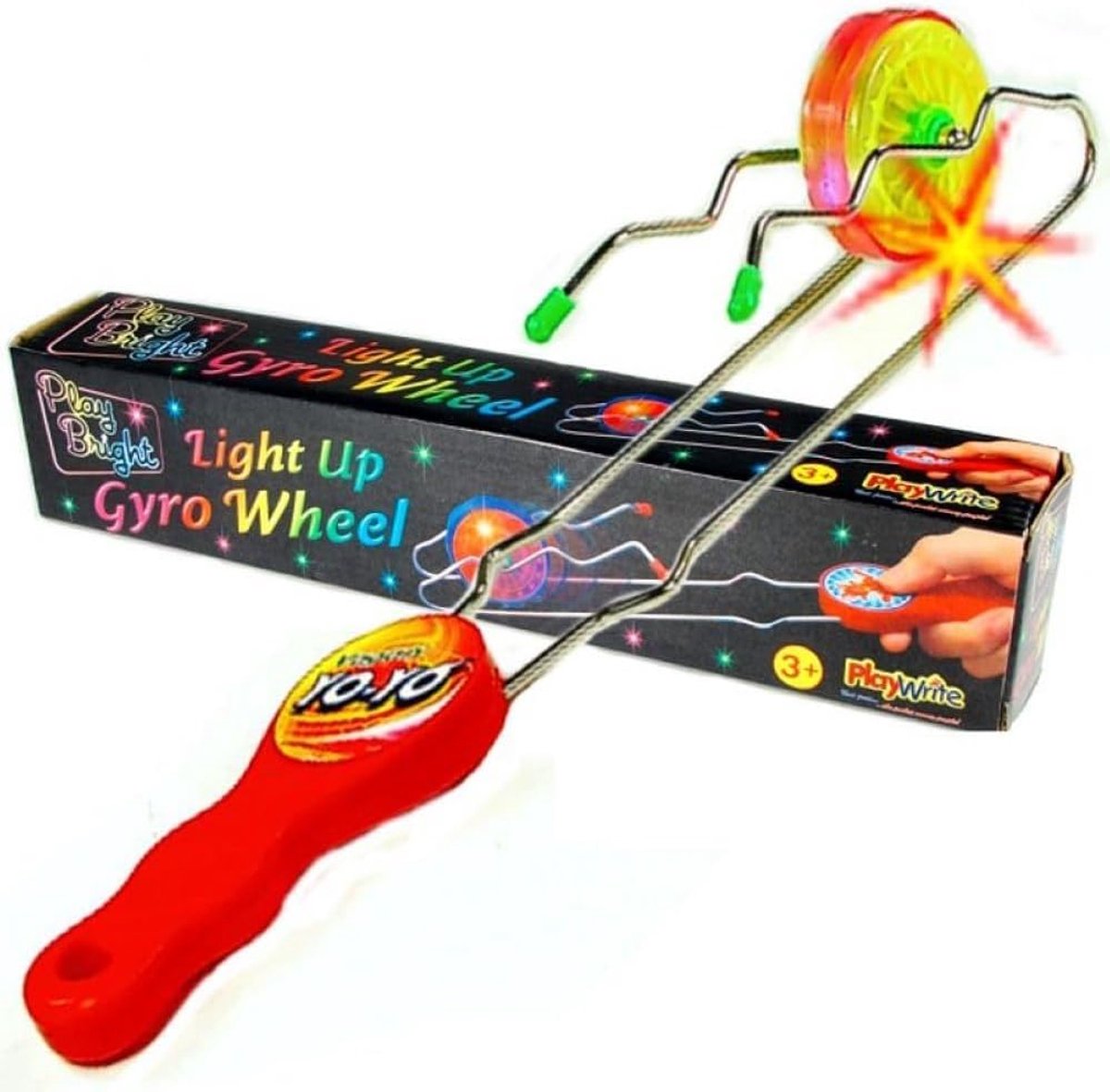 Lichtgevend Gyro Kinetisch Wiel - Spoor Twister Speelgoed met Lichteffect