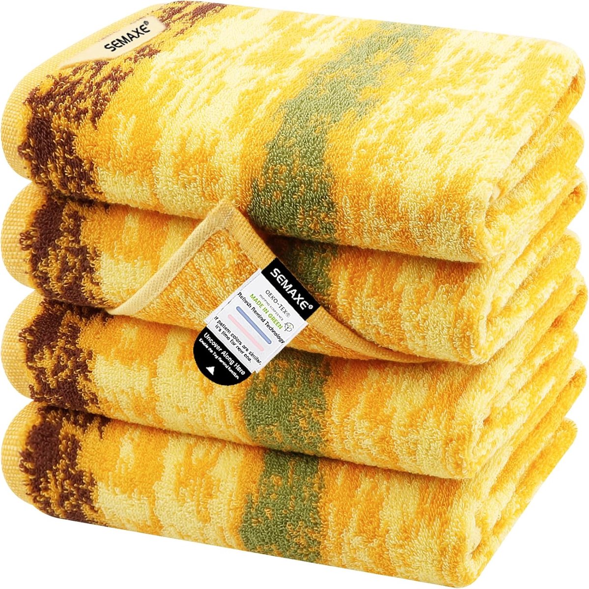 Luxe Handdoekenset 4-Delig Badstof - 100% Katoen, Zacht & Zeer Absorberend