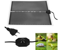 Reptiel Verwarmingsmat - Terrarium Warmtemat - Huisdieren Warm Houden - Gelijkmatige Warmteverdeling - Niet gespecificeerd - Zwart
