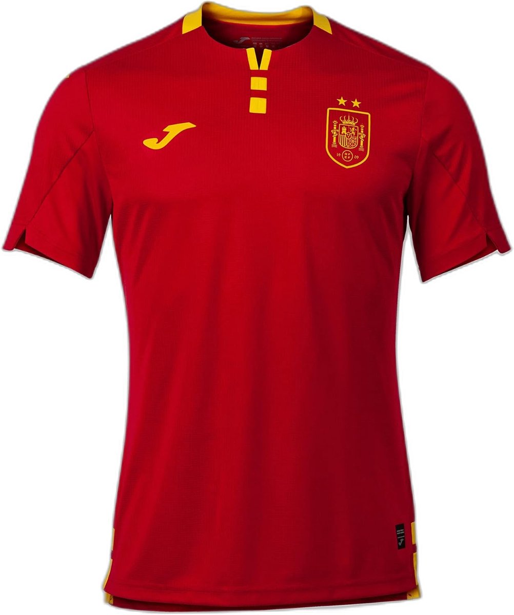 Heren T-Shirt Korte Mouw Sport - Spaans Voetbal Themal