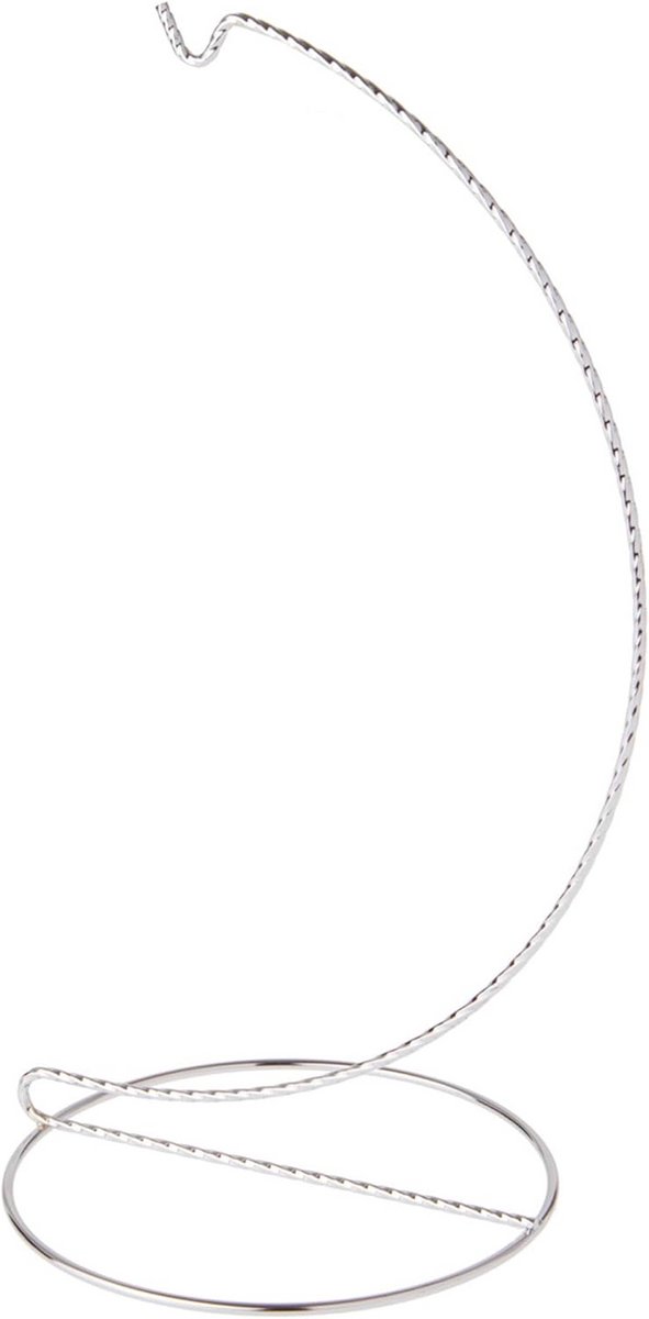 Decoratieve Zilverkleurige Ornament Standaard voor Tentoonstelling