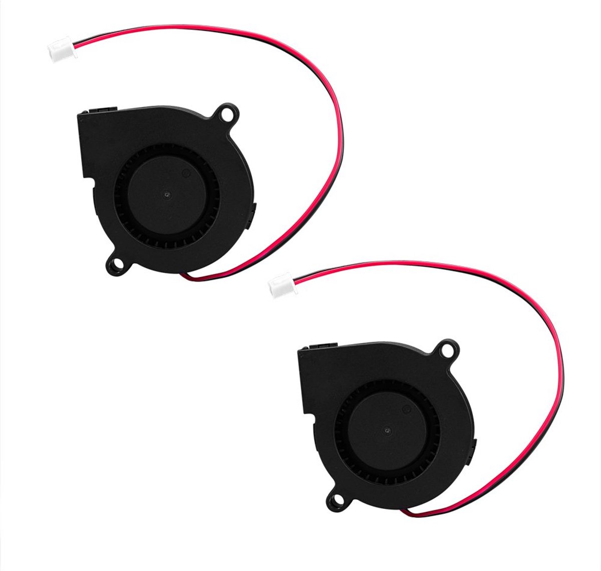 Koelventilator - Ventilator - 3D Printer Koeling - Dubbele Pack - 50x15mm - Zwart