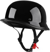 Vintage Motorhelm Halve Open Gezicht Scooter Helm DOT/ECE Gecertificeerd Lichtgewicht Cruiser Chopper