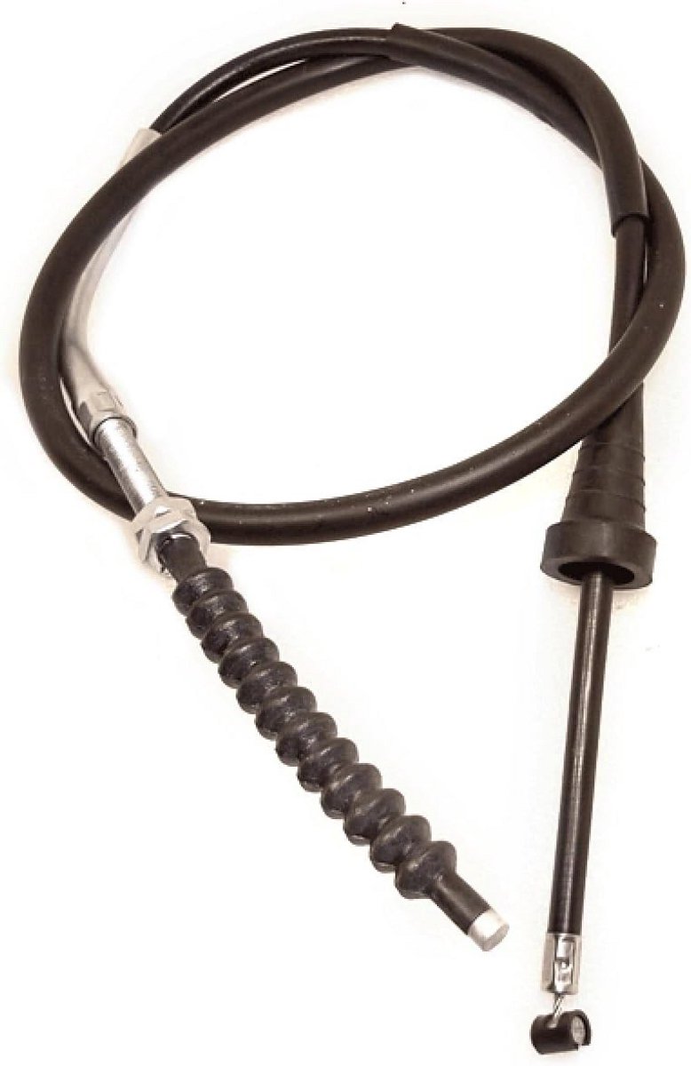 Koppelingskabel Motor - Kabel Motor - Soepel Koppelen - Gevlochten Staal - Zwart