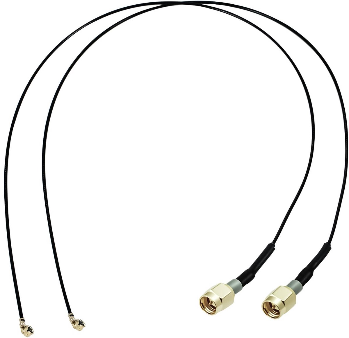 Antenne Adapter Kabel - IPEX naar SMA - Draadloos Netwerk - 2 Stuks Set - 15CM Lengte