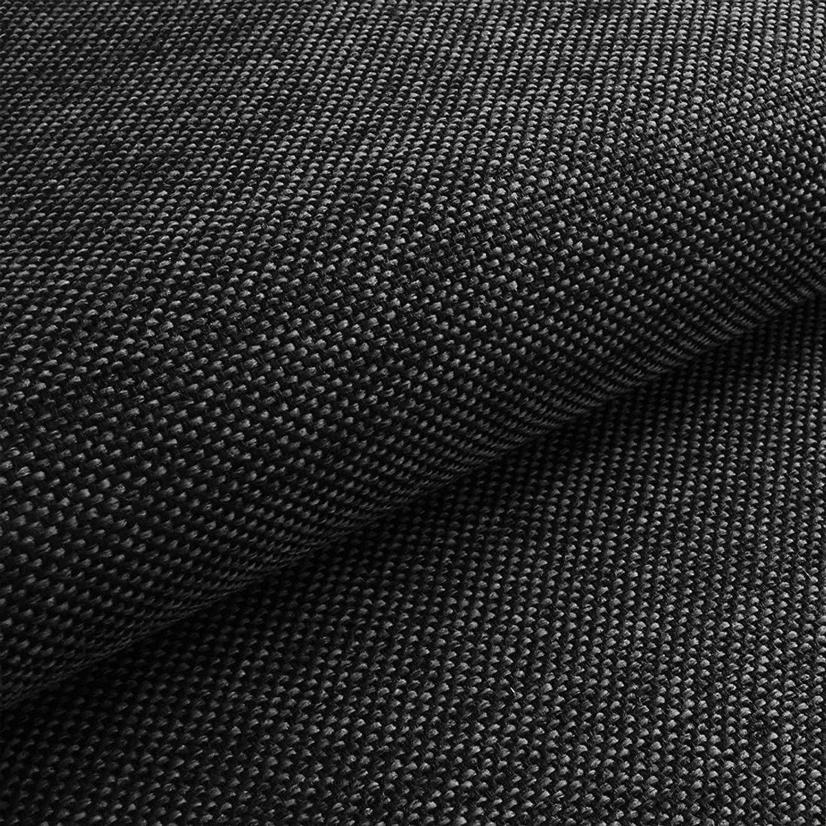 Sterke Meubelstof per Meter - Polyester Bekledingsstof Stoel en Kussen - Grijs/Zwart